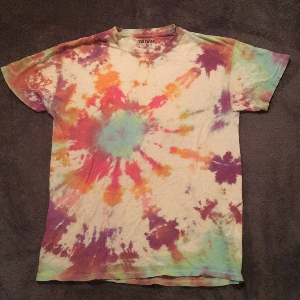 Homemade tie dye T-shirt